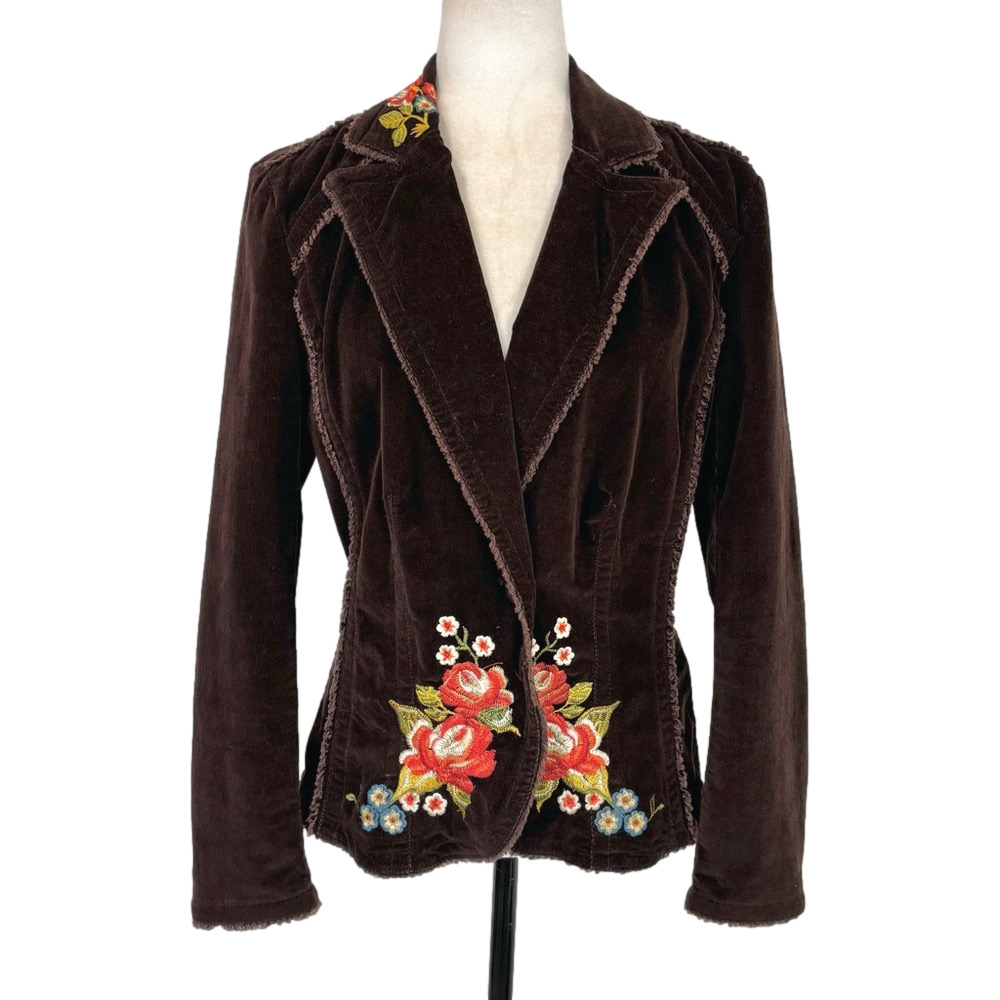 Kikit corduroy embroidered jacket